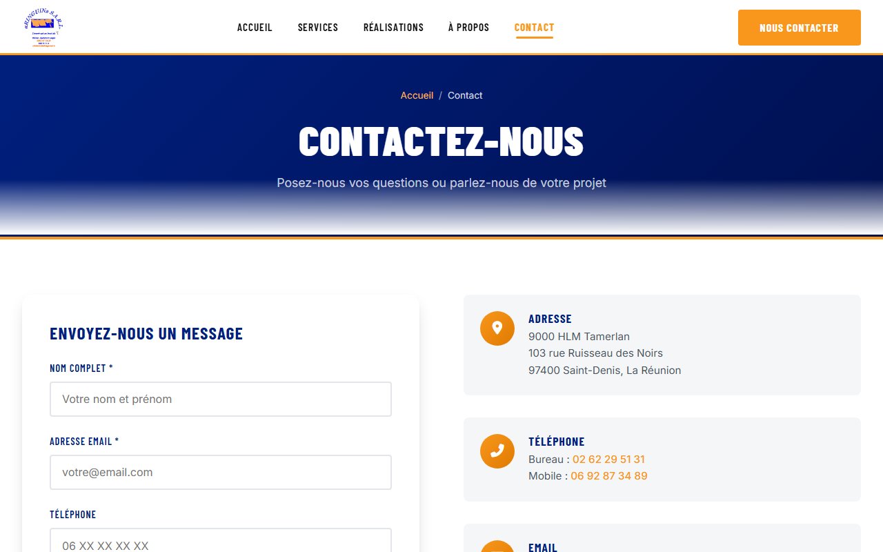 Page Contact - RINGUIN