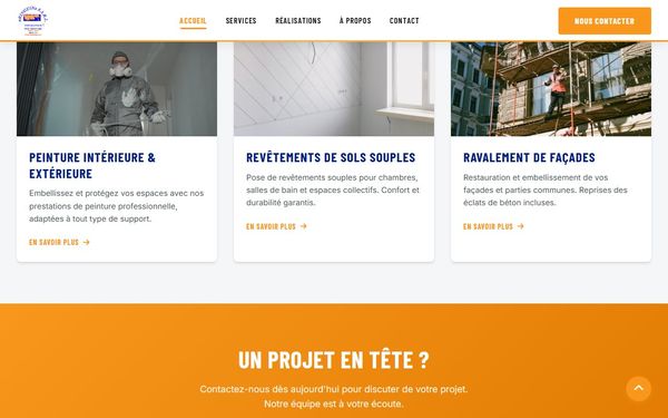 Section Réalisations RINGUIN